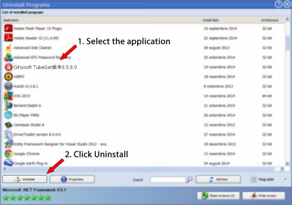 Uninstall Gihosoft TubeGet版本8.5.8.0