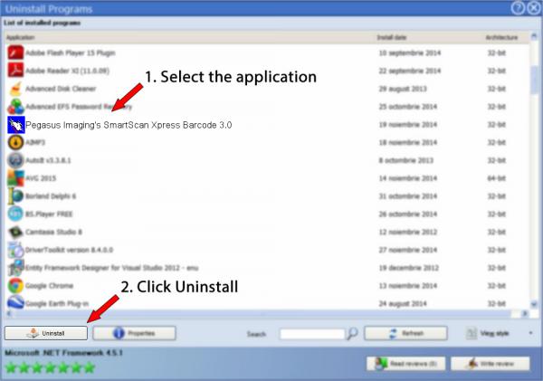 Uninstall Pegasus Imaging's SmartScan Xpress Barcode 3.0