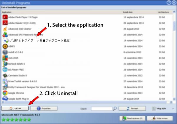 Uninstall NAVER Nドライブ　大容量アップロード機能