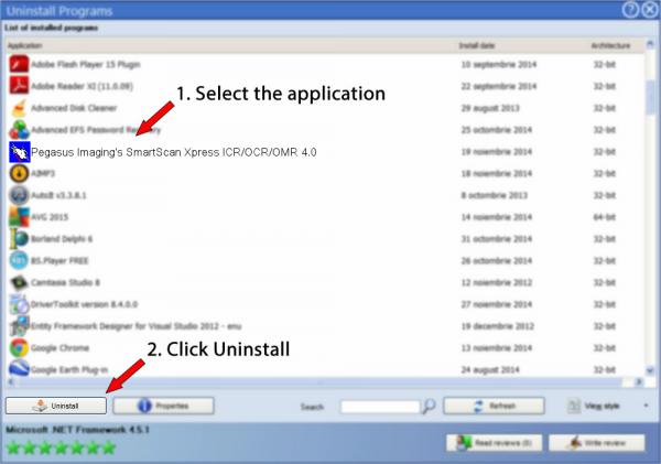 Uninstall Pegasus Imaging's SmartScan Xpress ICR/OCR/OMR 4.0