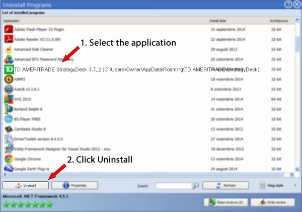 Uninstall TD AMERITRADE StrategyDesk 3.7_2 (C:\Users\Owner\AppData\Roaming\TD AMERITRADE\StrategyDesk)