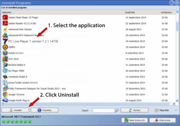 Uninstall PC Live Player 7 version 7.2.1.14738