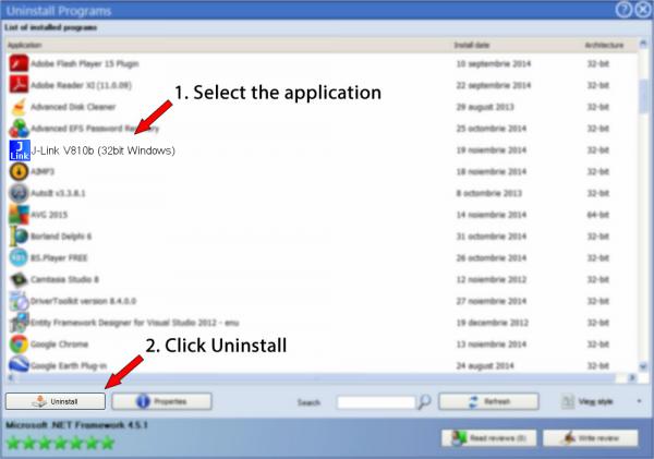 Uninstall J-Link V810b (32bit Windows)