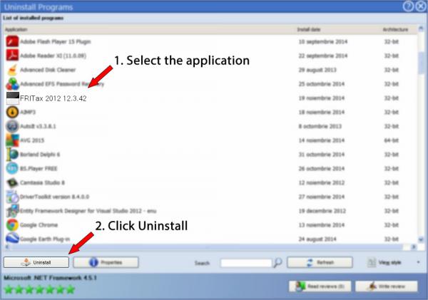 Uninstall FRITax 2012 12.3.42