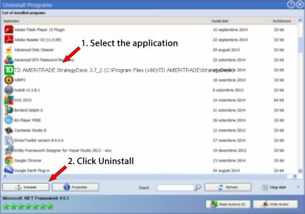 Uninstall TD AMERITRADE StrategyDesk 3.7_2 (C:\Program Files (x86)\TD AMERITRADE\StrategyDesk)