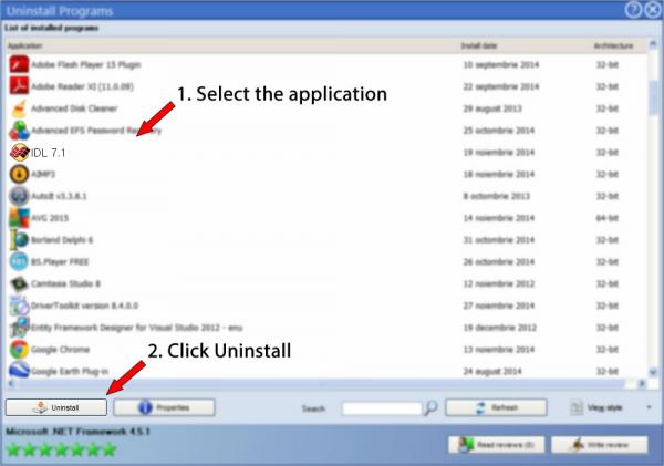 Uninstall IDL 7.1